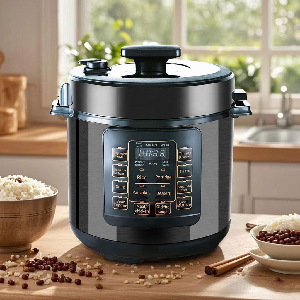 外贸electric pressure cooker电压力锅家用升电饭煲6L高压锅批发