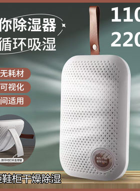 美规110V家用卧室衣柜鞋柜除湿器
