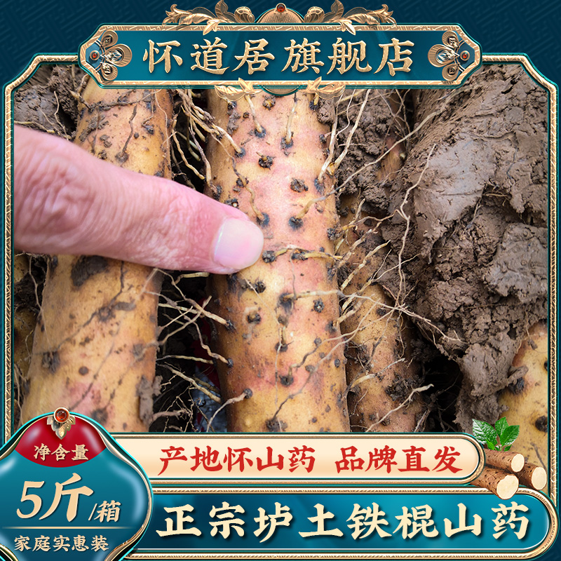 怀道居正宗河南焦作温县铁棍山药