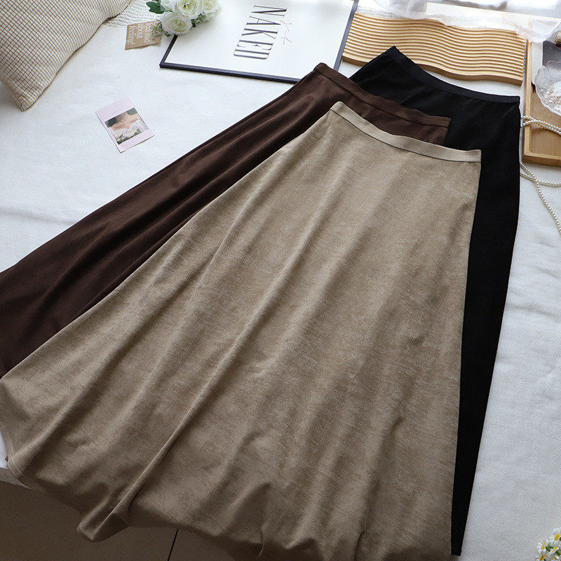 2026秋季新款韩版高腰显瘦a字裙女气质时尚大摆半身裙,女装/女士精品,半身裙,淘宝优惠券,粉丝福利购,淘宝优惠卷