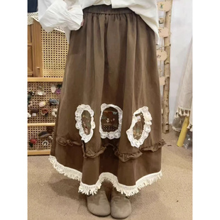 甜美可爱刺绣娃娃领文艺长袖 新款 复古文艺校园风休闲衬衫 衬衣春季