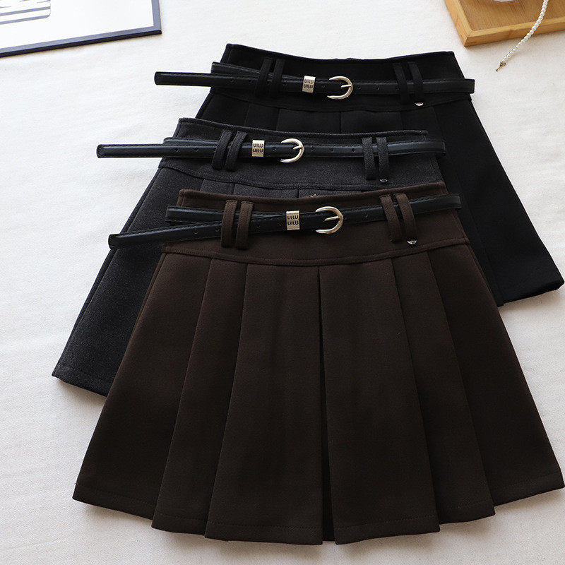 2026秋冬新款韩版高腰显瘦百搭半身裙女防走光百褶短裙,女装/女士精品,半身裙,淘宝优惠券,粉丝福利购,淘宝优惠卷