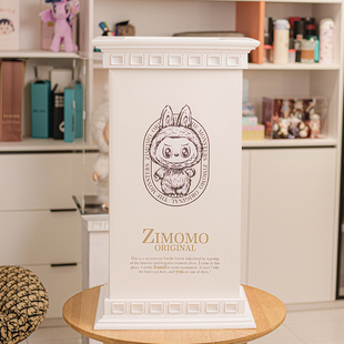 罗马柱labubu拉布布大首领防尘亚力克保护罩 Zimomo大天使置物