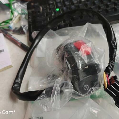 凌斌摩配 幼狮原厂配件 BJ500 左右操作开关 左右组合开关