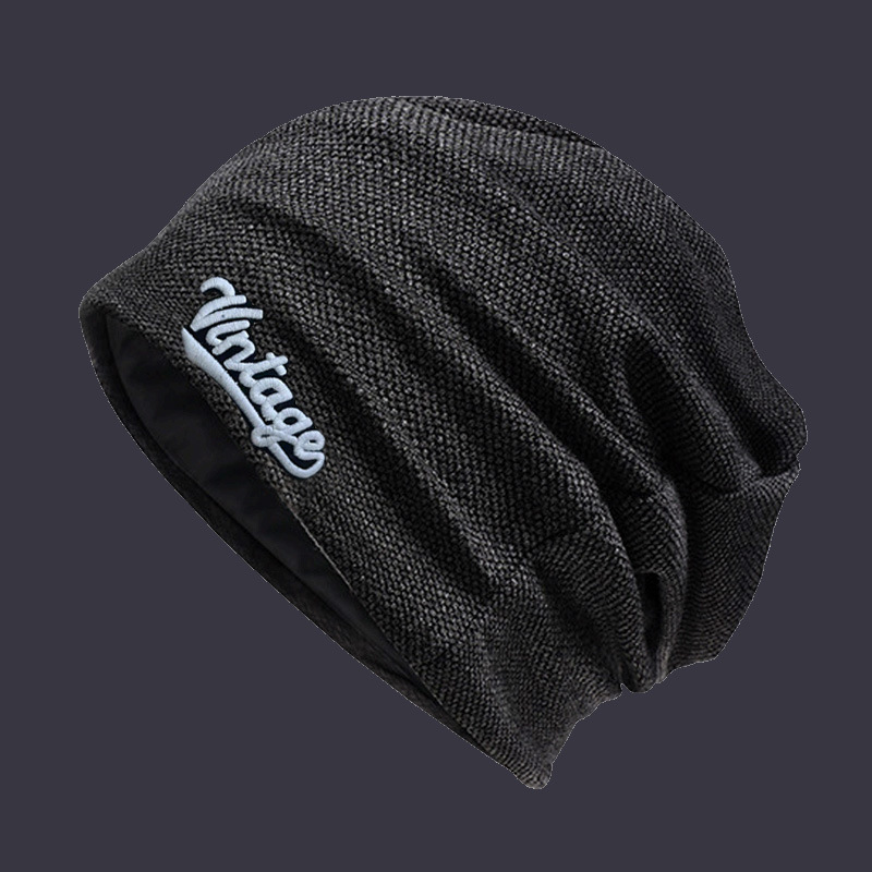 网红月子帽产妇产后春秋堆堆帽可爱帽子女冬季针织毛线包头帽薄款