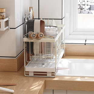 极窄沥水碗架放碗碟子盘子收纳架厨房靠墙一体收纳柜窄身储物篮长