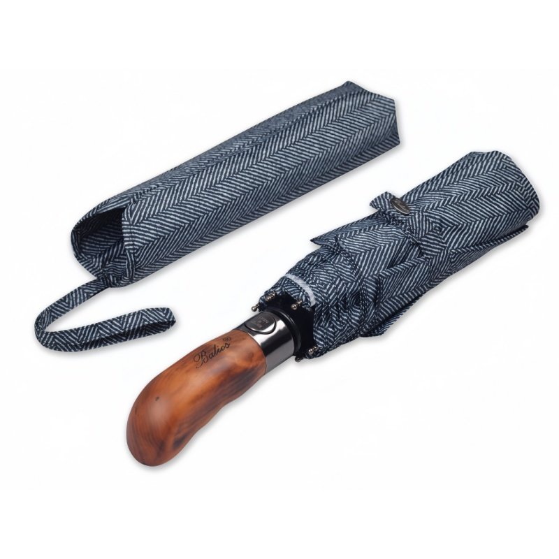 英国雨伞balios雨伞鱼骨纹实木自动雨伞男士折叠伞贵族伞送礼现货