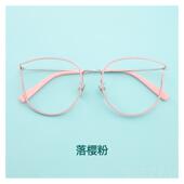 高档zeersr近视眼镜防辐射抗蓝疲黑框劳平光光素颜眼镜框女护眼韩