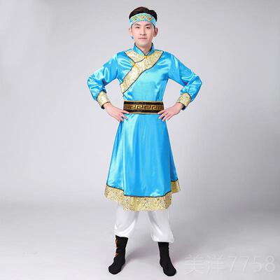 高档藏舞蹈演出服装族女水袖新款56少数民族古服饰个套装男蒙西藏