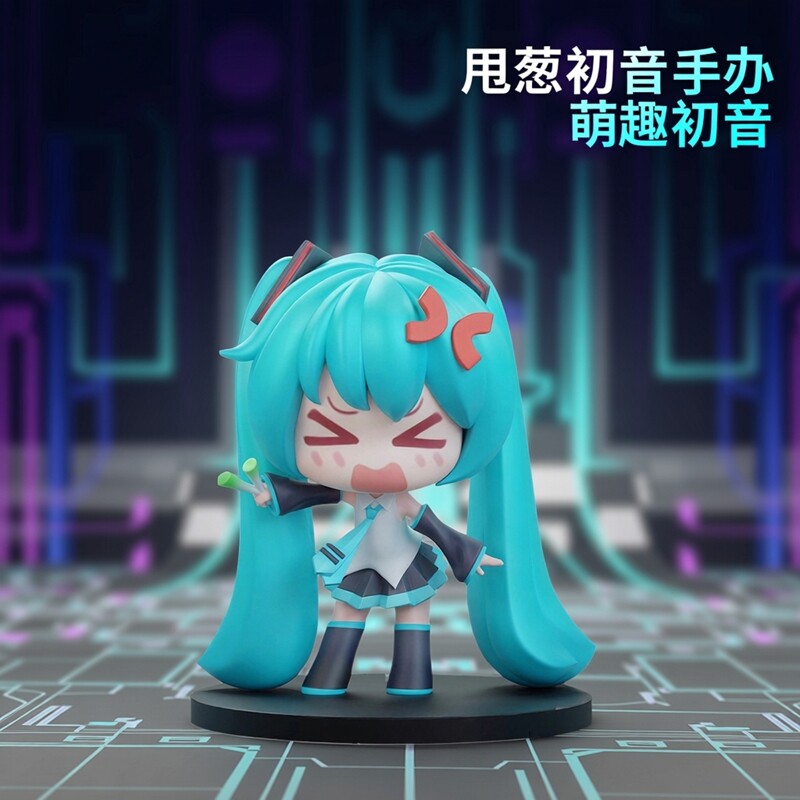 手办模型摆件 甩葱音初音2.0 Q版手办桌面摆件礼物限定儿童礼物