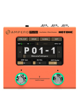 玄奥乐器 Ampero mini综合吉他贝斯效果器 Hotone幻音效果器