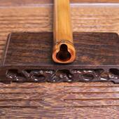 高档丁治国器F台乐湾桂竹一节南箫典藏级演孔奏萧大头根八G调