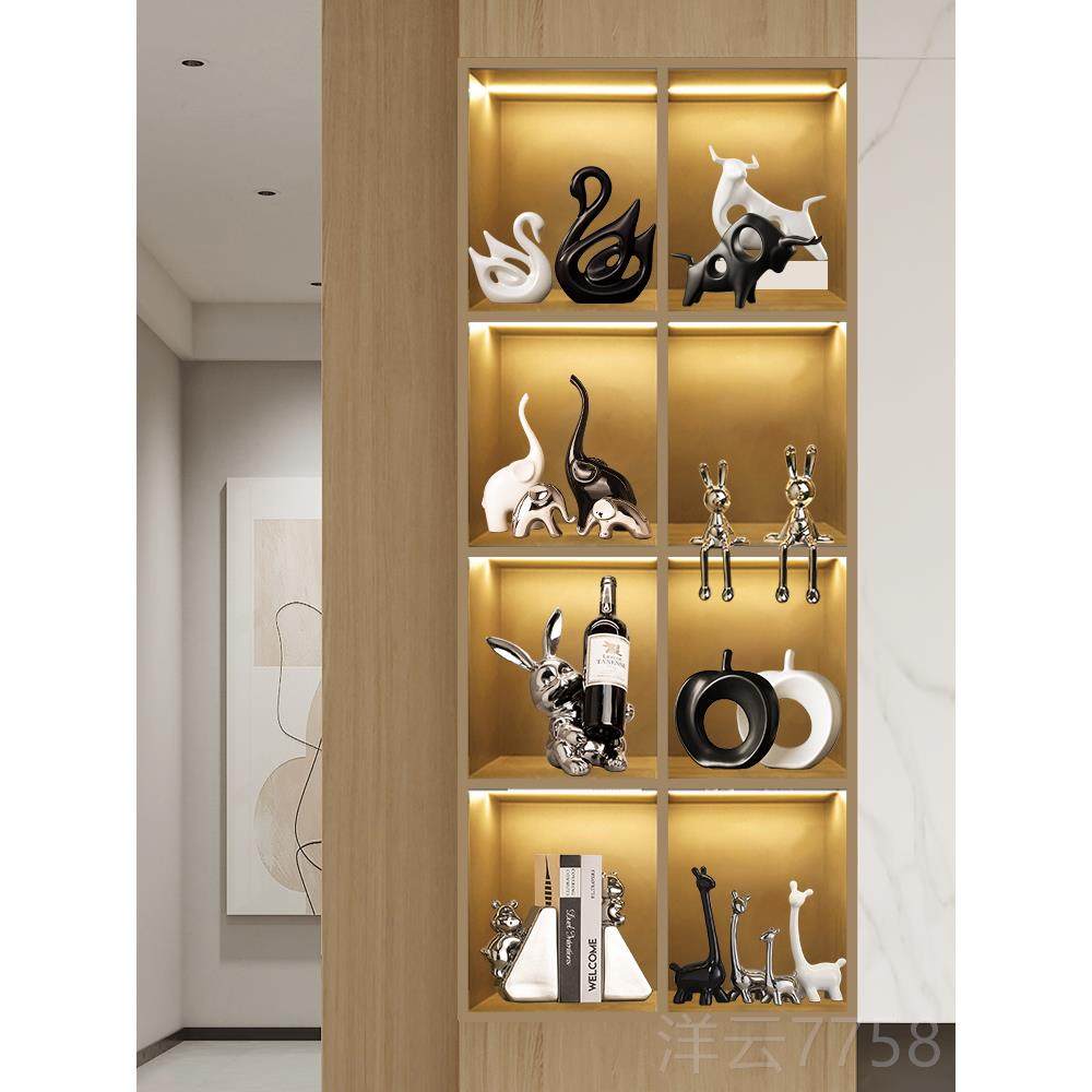 高档奢高档软装摆件家居客厅面酒柜电迁视柜装饰品玄关桌摆设轻乔,家居饰品,装饰摆件,淘宝优惠券,粉丝福利购,淘宝优惠卷