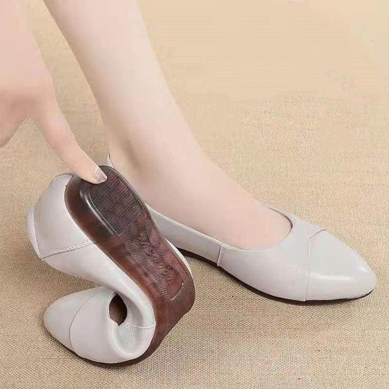 高档牛筋底妈妈鞋透气女2鞋02春秋季新款平底防滑中1年休工作鞋闲,女鞋,浅口单鞋,淘宝优惠券,粉丝福利购,淘宝优惠卷