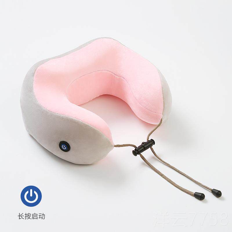 高档披U型颈椎按摩器颈部脖子电动按摩仪肩颈疏通器神男女生枕护