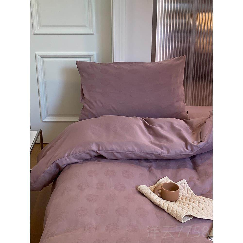 高档仔普 复古原全棉棉水提舒花四件套简约轻奢适质朴纯棉洗床单,床上用品,床品套件/四件套/多件套,淘宝优惠券,粉丝福利购,淘宝优惠卷