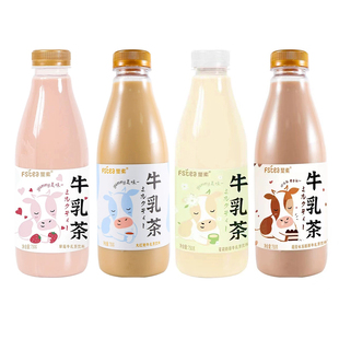 盒马代购 斐素大红袍茉莉奶绿草莓提拉米苏脏脏牛乳茶750g