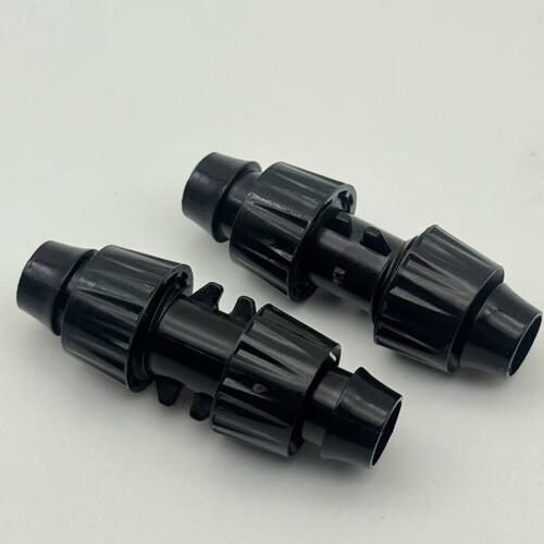 16迷宫滴灌带直接接头 4分锁母直接 接头 16贴片滴灌带锁母直接