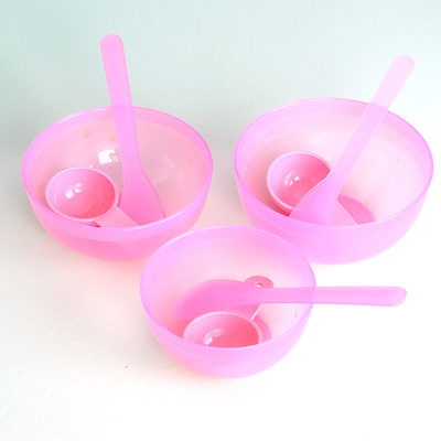 小杨哥推荐工厂调膜碗美容院DIY工具三件套面膜碗套装塑料白色