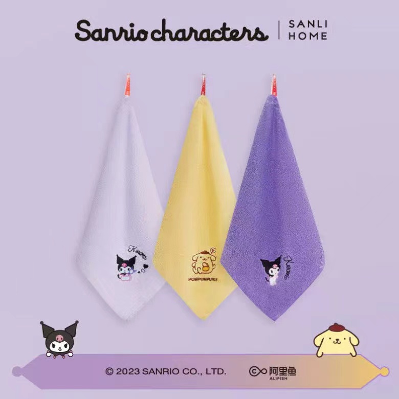 三利库洛米联名擦手巾