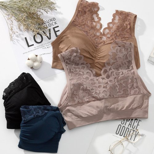 1931背背心裹胸蕾丝花边女士大码内衣80-200斤抹胸式带胸垫