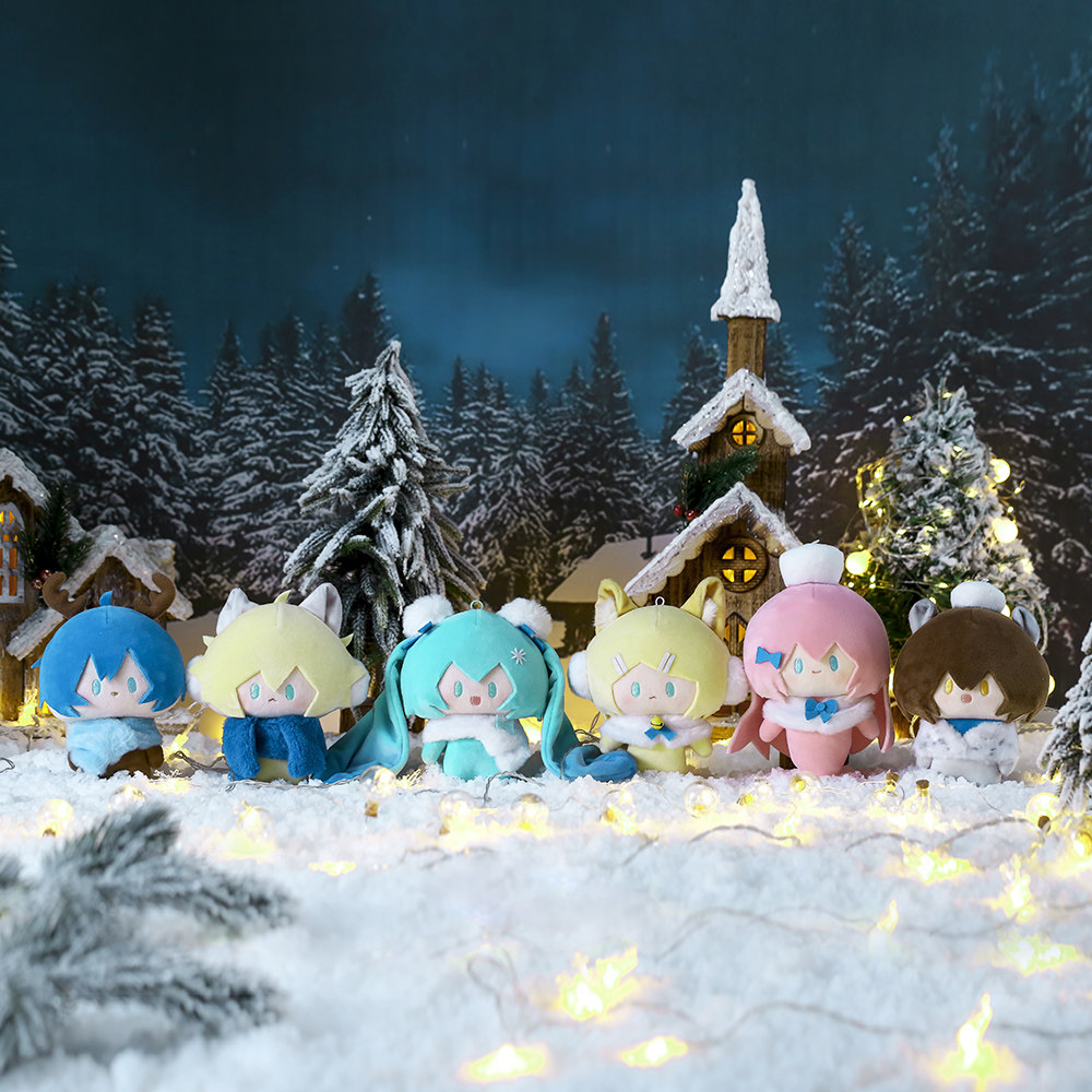 星雪夜初音玩偶BEMOE毛绒正现货
