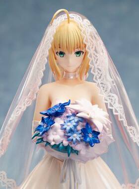 日版现货包邮 aniplex fate saber 婚纱礼服 十周年限定 手办