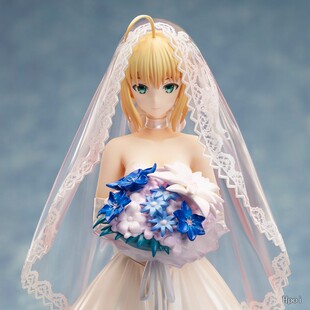 现货 正版 ANIPLEX 命运之夜 Saber 10周年皇室礼服 1/7 手办