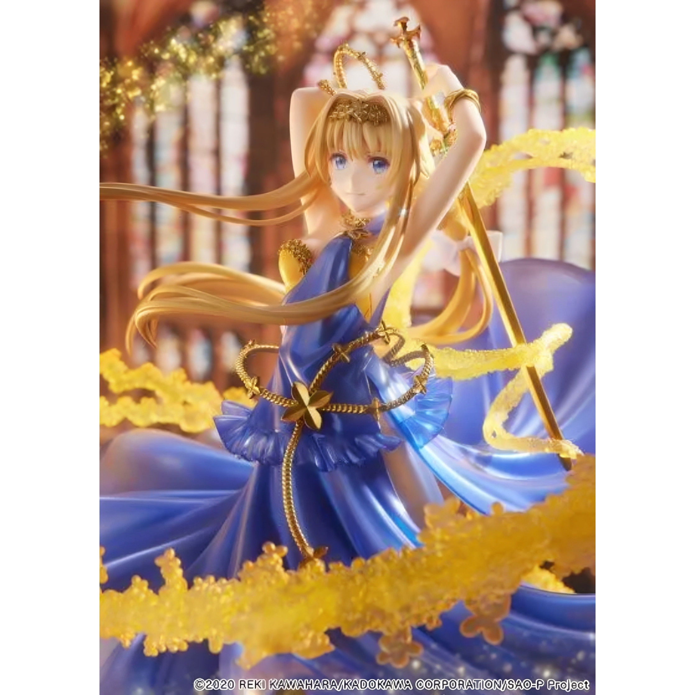 正版 现货 SSF 刀剑神域  爱丽丝 水晶礼服 1/7 手办