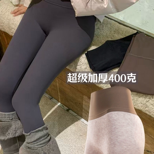 百搭400克加绒直筒显瘦瑜伽裤 陈六六CHENLIULIU 显瘦瑜伽裤