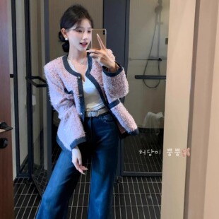 牛仔裤 陈六六CHENLIULIU 气质名媛小香外套修身 智媛姐姐 贵货