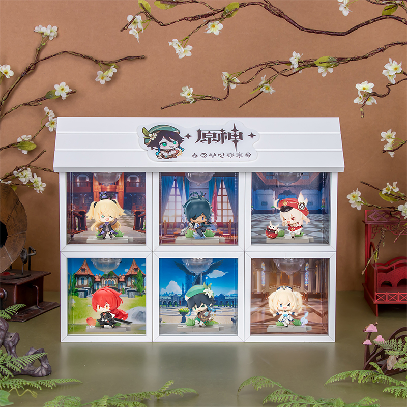 原神手办蒙德篇战场英姿盲盒场景