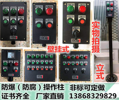 防爆防腐操作柱按钮箱