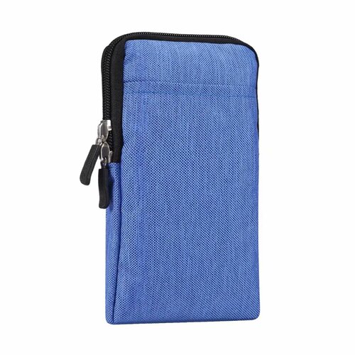 单拉链穿皮带竖款挂腰手机包可背