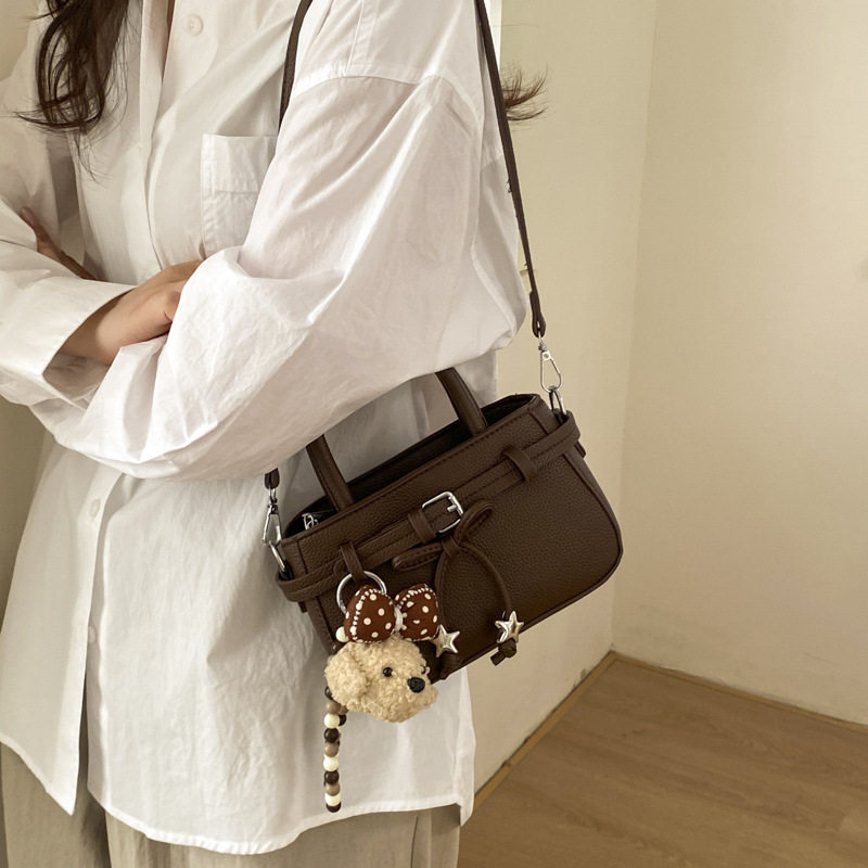 高级感复古手提小包包女2026新款潮时尚百搭凯莉包单肩斜挎小方包,箱包皮具/热销女包/男包,小方包,淘宝优惠券,粉丝福利购,淘宝优惠卷