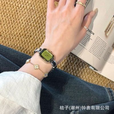 Scottie诗高迪9610H小方糖轻奢女士上班族商务时尚方形石英手表