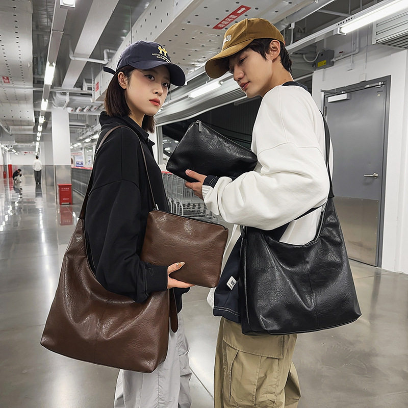 复古托特包女2025年新款百搭通勤子母包简约休闲时尚单肩包腋下包