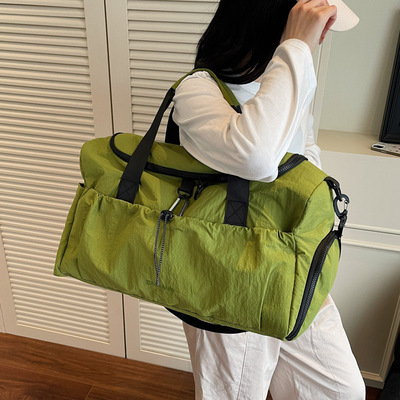 大容量可上飞机高级感短途行李袋男女外出旅行包时尚高颜值轻便款