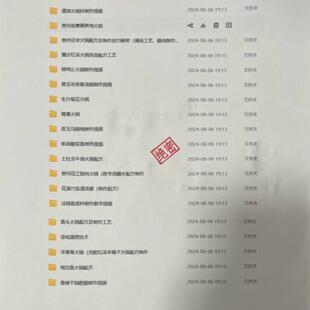 全国各地著名特色小吃配方技术教程小吃餐饮视频资料小吃大全