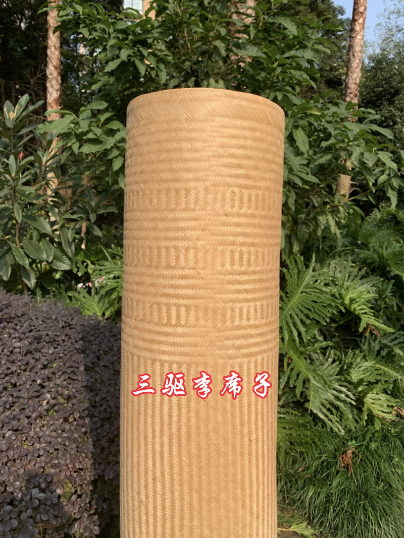 正宗精品黄席竹席凉席老式炕席手工编织席子床上用品黄篾舒适耐用