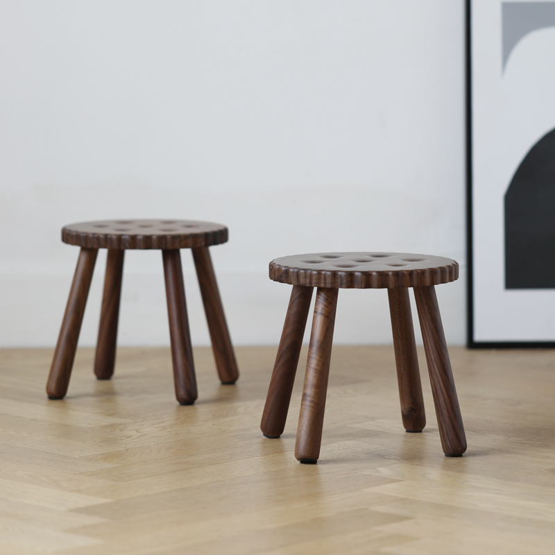 实木饼干凳创意可爱宝宝小板凳家用客厅矮凳大人换鞋凳儿童小凳子