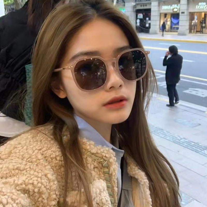 近视定制带有度数的墨镜女茶色太太阳眼镜