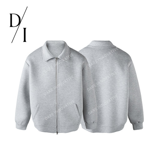 B347-JK001-P65 春装开衫卫衣 68%涤纶 26%人棉 6%氨纶