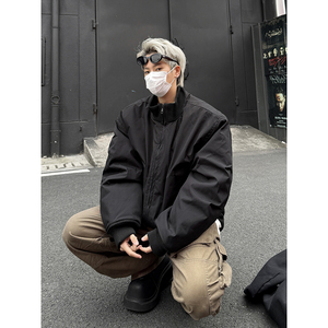B347-A07-特P55 冬季现货bomber飞行棉服 5万备货  聚酯纤维图片