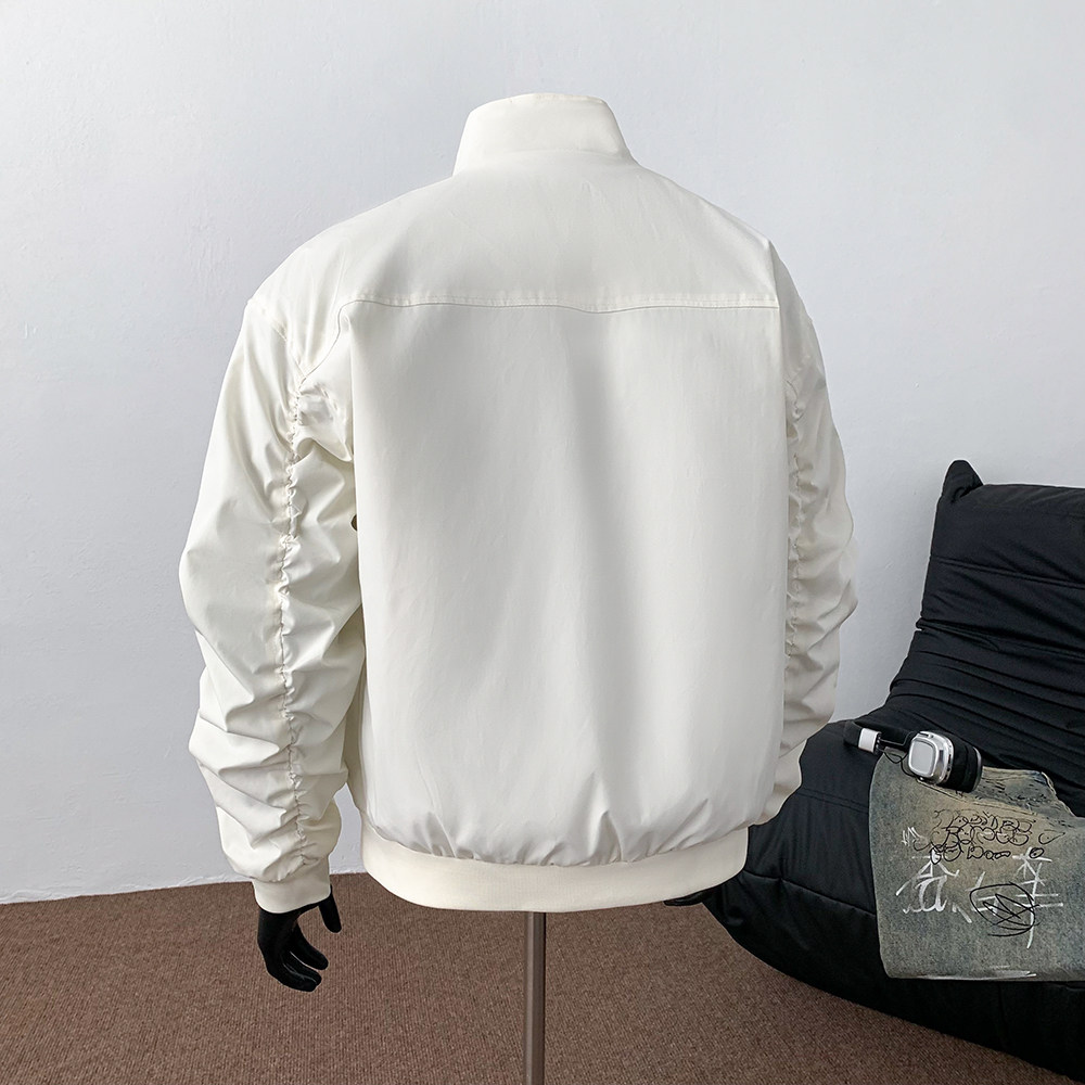cleanfit美式飞行员夹克男春秋季痞帅立领棒球服潮牌短款工装外套,男装夹克,电商B347(原C409)