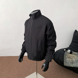 cleanfit美式飞行员夹克男春秋季痞帅立领棒球服潮牌短款工装外套图片
