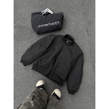B347-A07-特P55冬季现货廓形飞行短款棉服%聚酯纤维，男装棉衣，电商B347(原C409)