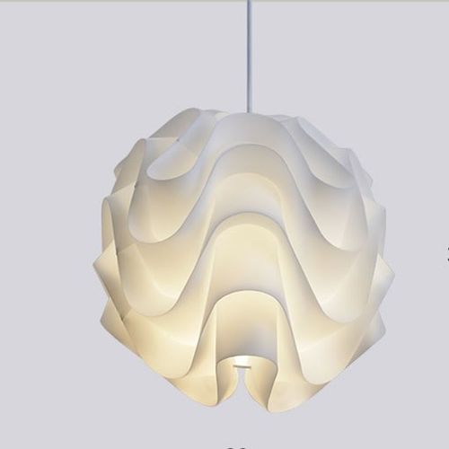 北欧后现代简约玄关波浪球餐厅