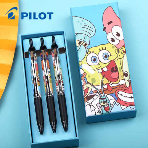 签字限定款中性笔PILOT速干按动