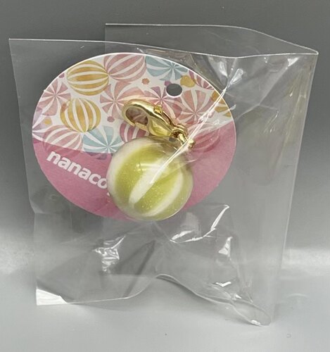 日本Nanaco plus+real candy抹茶小球拉链扣包挂件扭蛋